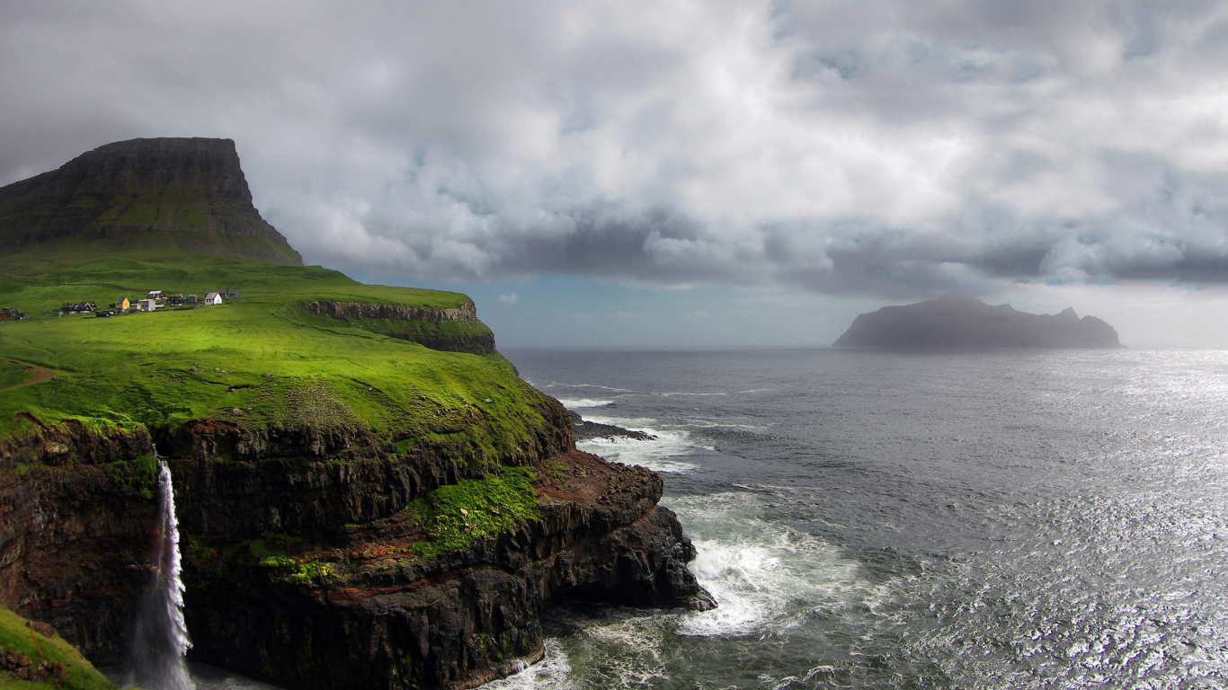 Screenshot №1 pro téma Faroe Islands 1366x768