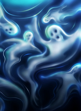 Halloween Ghosts - Obrázkek zdarma pro Nokia C1-00