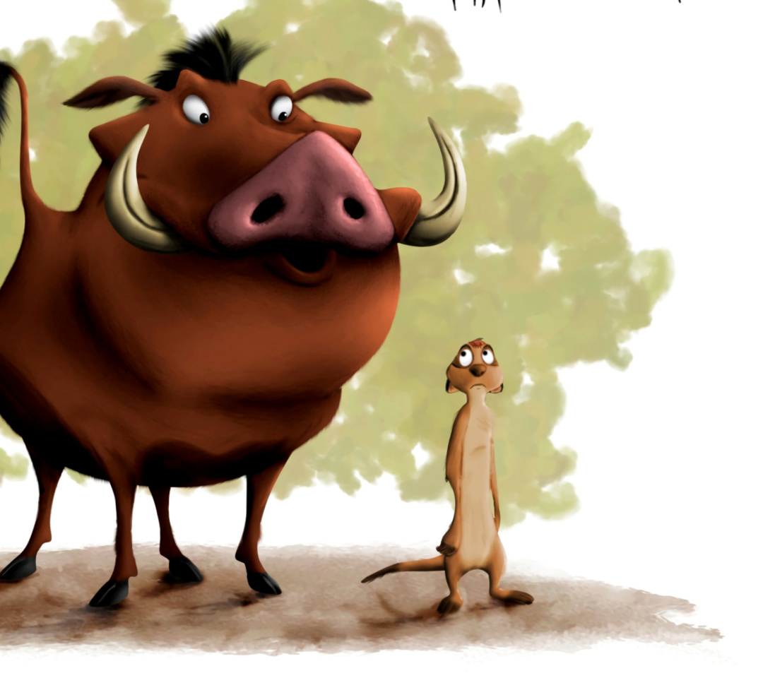 Hakuna Matata Timon and Pumba wallpaper 1080x960