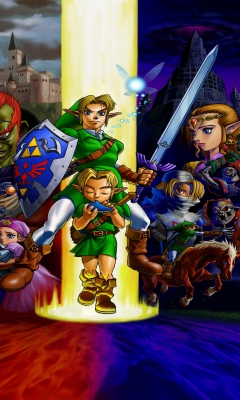 Screenshot №1 pro téma The Legend of Zelda: Ocarina of Time 240x400