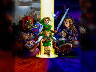 Screenshot №1 pro téma The Legend of Zelda: Ocarina of Time 320x240