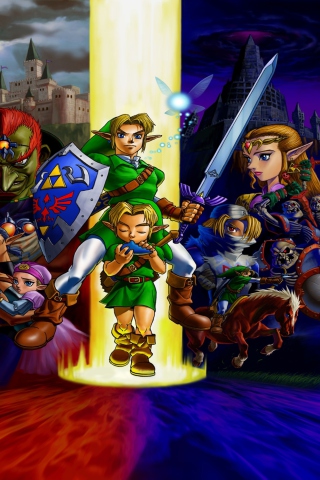 Fondo de pantalla The Legend of Zelda: Ocarina of Time 320x480