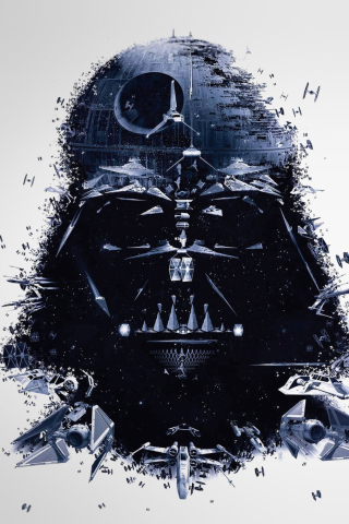 Das Darth Vader Star Wars Wallpaper 320x480