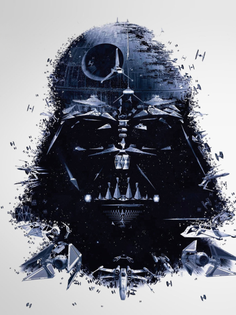 Обои Darth Vader Star Wars 480x640