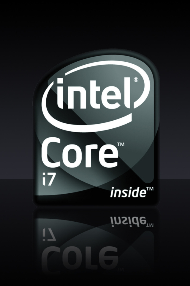 Обои Intel Core I7 640x960