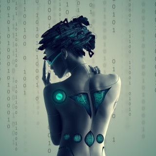 Cyborg Girl - Obrázkek zdarma pro iPad 2