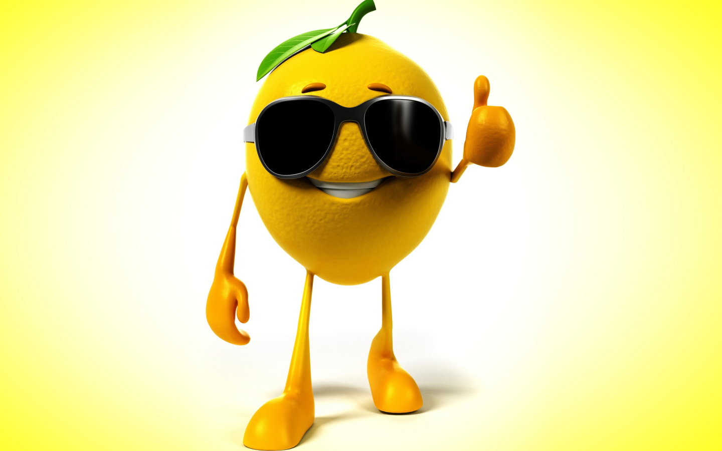 Обои Funny Lemon 1440x900