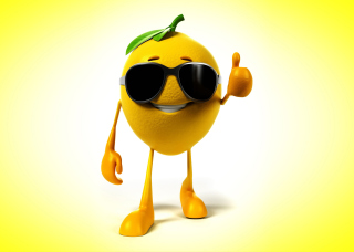 Funny Lemon Background for Android, iPhone and iPad