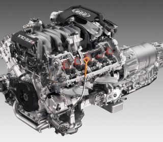 Audi S8 Engine V10 - Obrázkek zdarma pro iPad