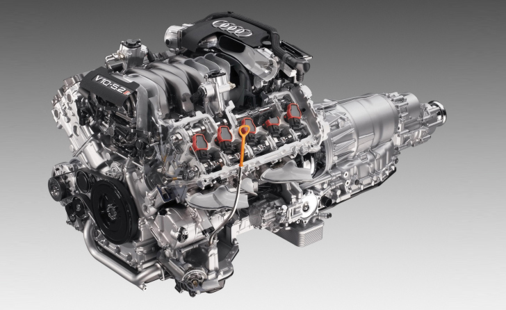 Screenshot №1 pro téma Audi S8 Engine V10