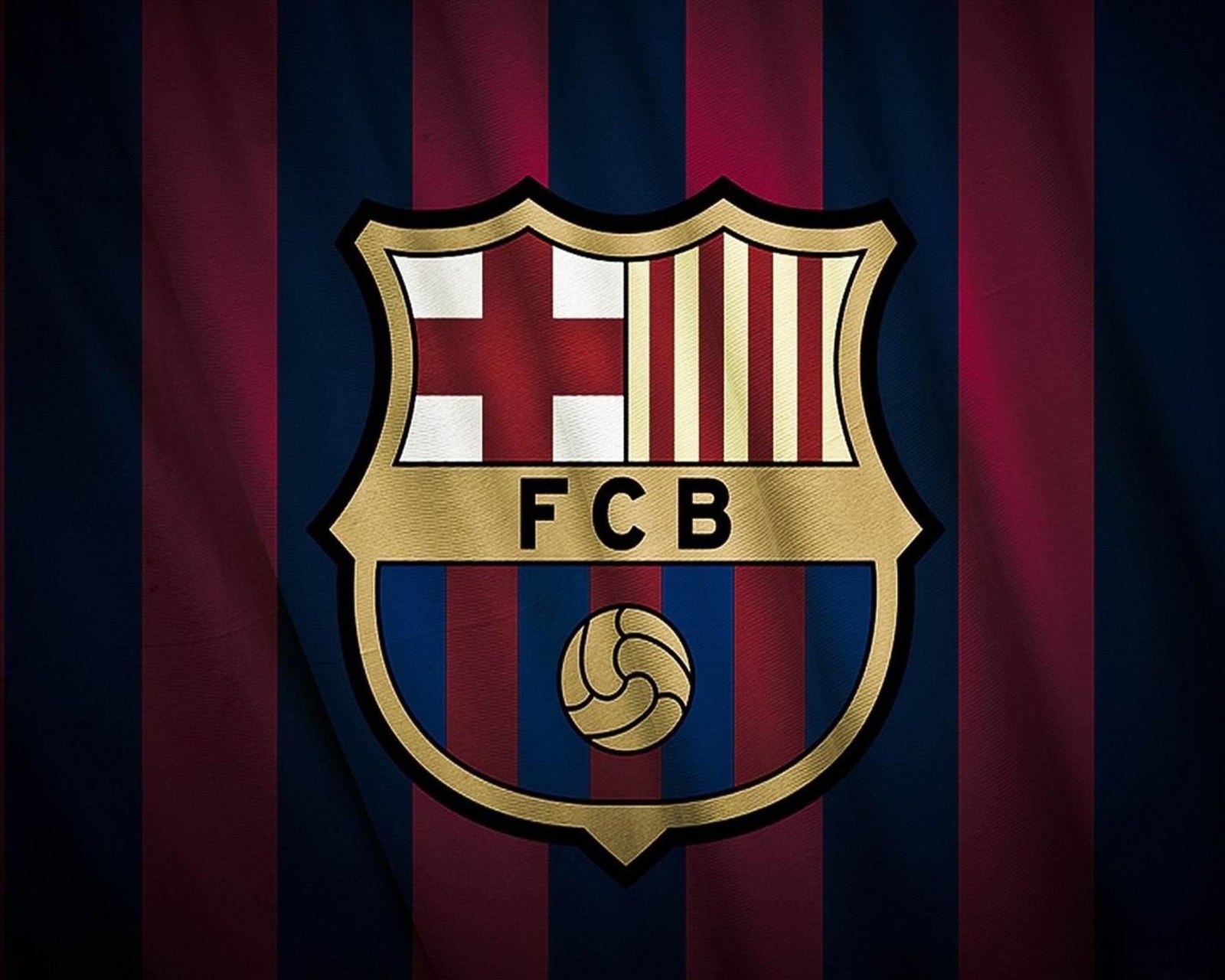 Обои FC Barcelona Logo 1600x1280
