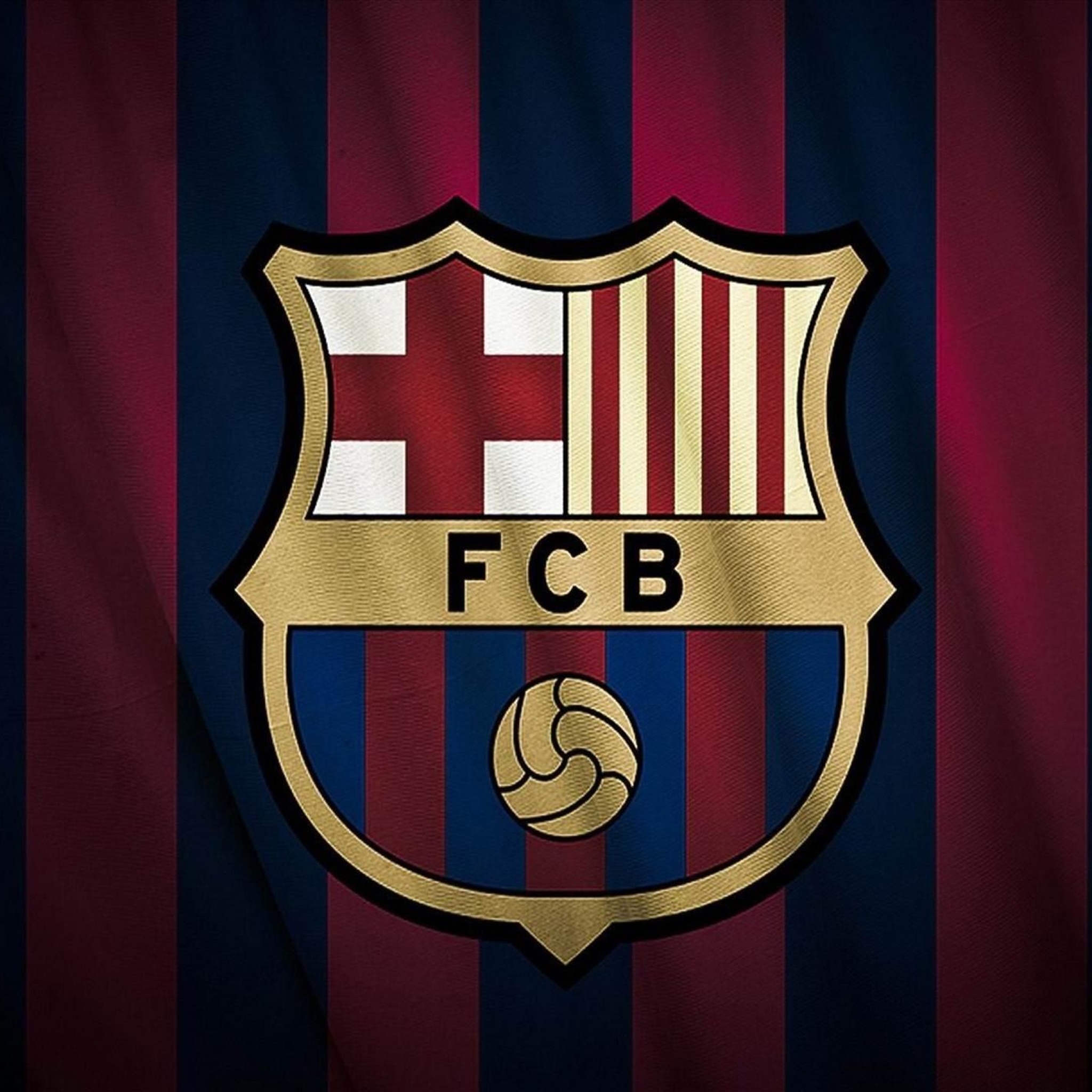 Das FC Barcelona Logo Wallpaper 2048x2048