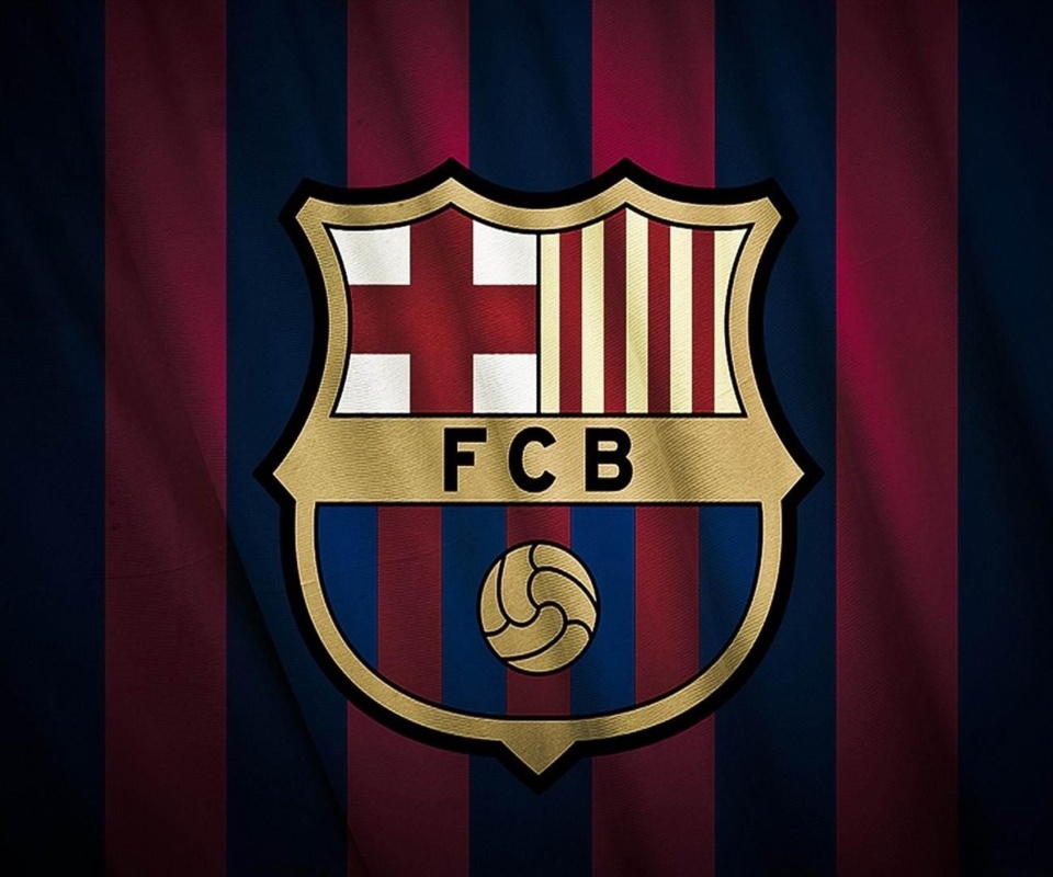 Fondo de pantalla FC Barcelona Logo 960x800