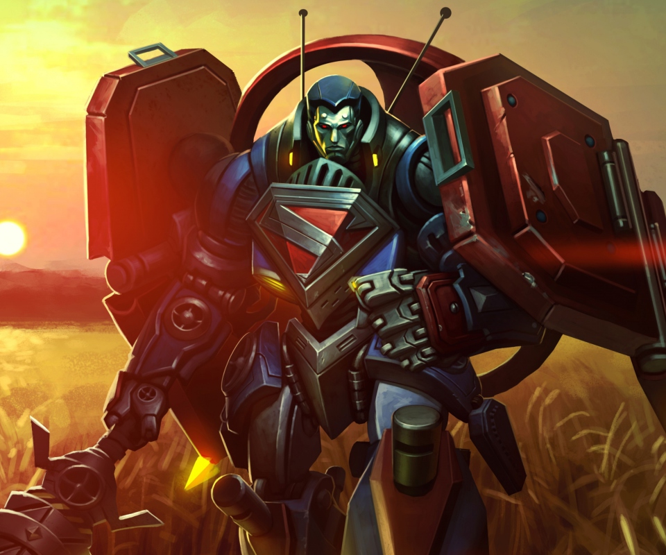 Das Mecha Superman Infinite Crisis Wallpaper 960x800