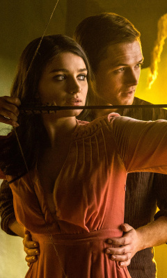 Das Robin Hood with Taron Egerton and Eve Hewson Wallpaper 240x400