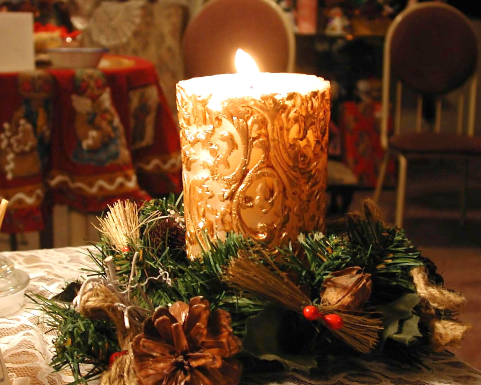 Sfondi New Year Candle 1600x1280