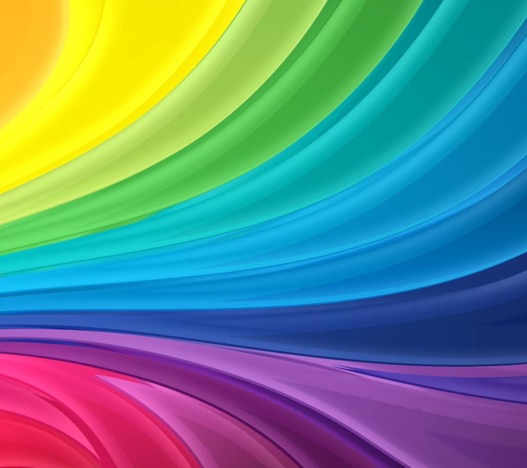 Abstract Rainbow wallpaper 1080x960