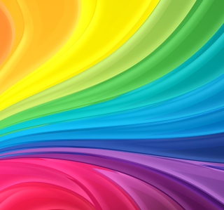 Abstract Rainbow papel de parede para celular para iPad 3