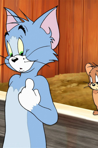 Sfondi Tom and Jerry, Land of Witches 320x480