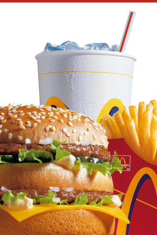 Обои McDonalds: Big Mac 320x480