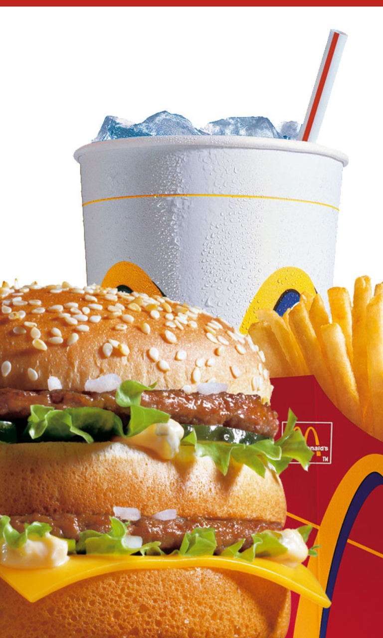 Обои McDonalds: Big Mac 768x1280