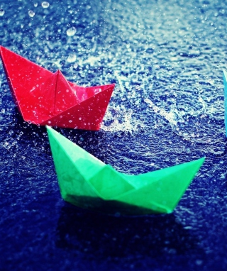 Paper Boats - Obrázkek zdarma pro iPhone 4S