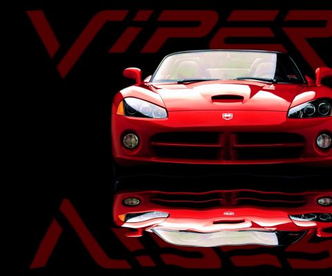 Screenshot №1 pro téma Red Dodge Viper 480x400