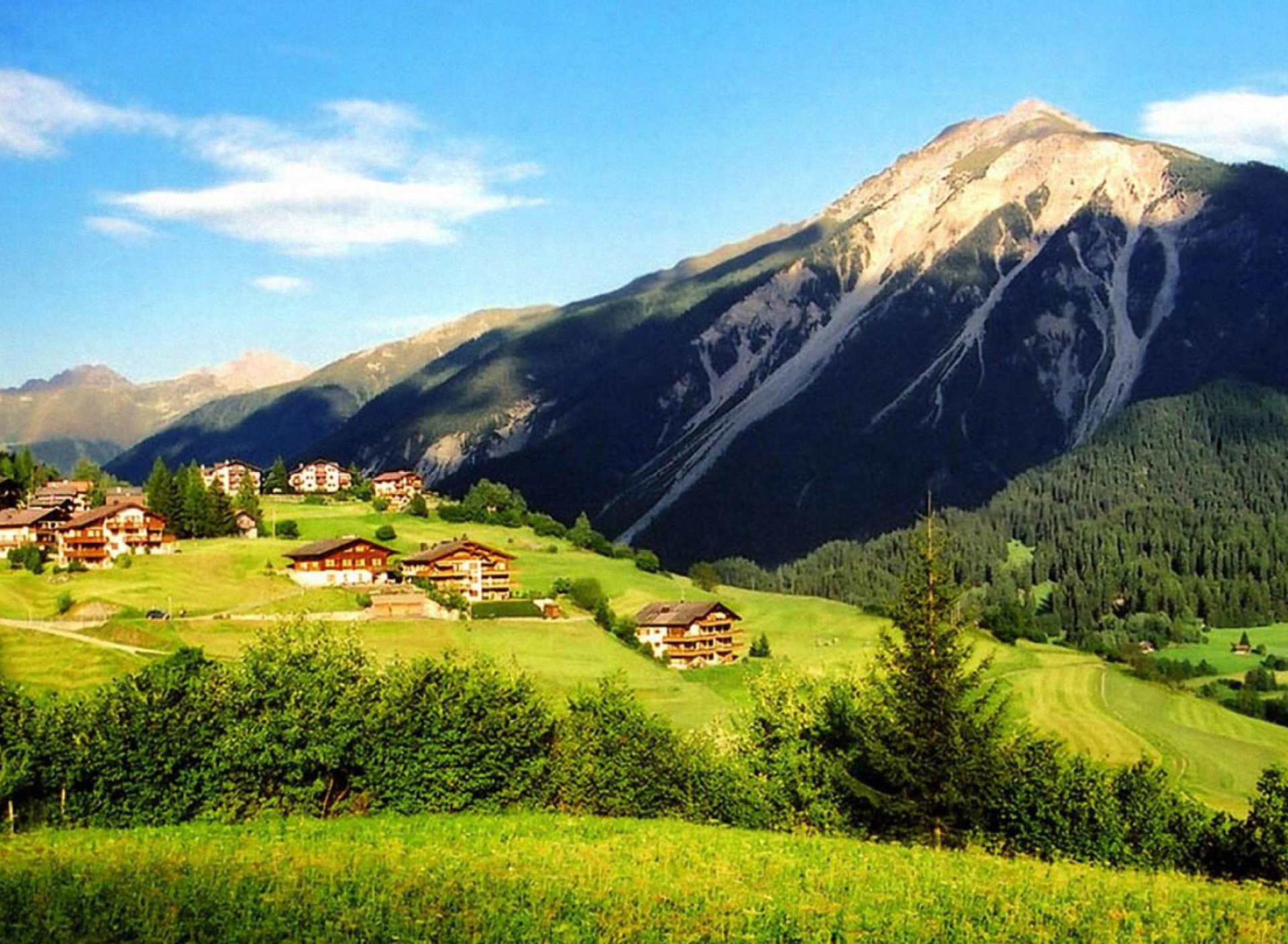 Sfondi Lake Mountain - The Alps 1920x1408