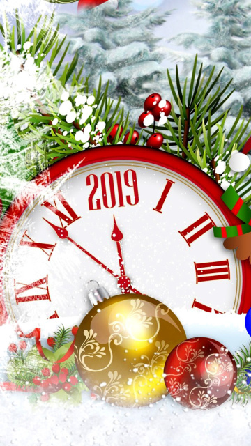 Screenshot №1 pro téma 2019 New Year Card 360x640