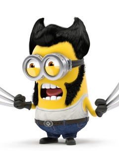 Das Wolverine Minion Wallpaper 240x320