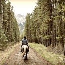 Fondo de pantalla Horse Rider 128x128