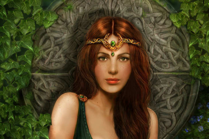 Das Celtic Princess Wallpaper