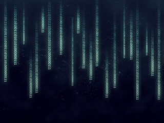 Matrix Binary Numbers screenshot #1 320x240
