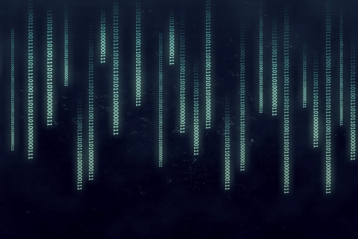 Fondo de pantalla Matrix Binary Numbers