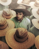 Das Mexican Hats Wallpaper 128x160