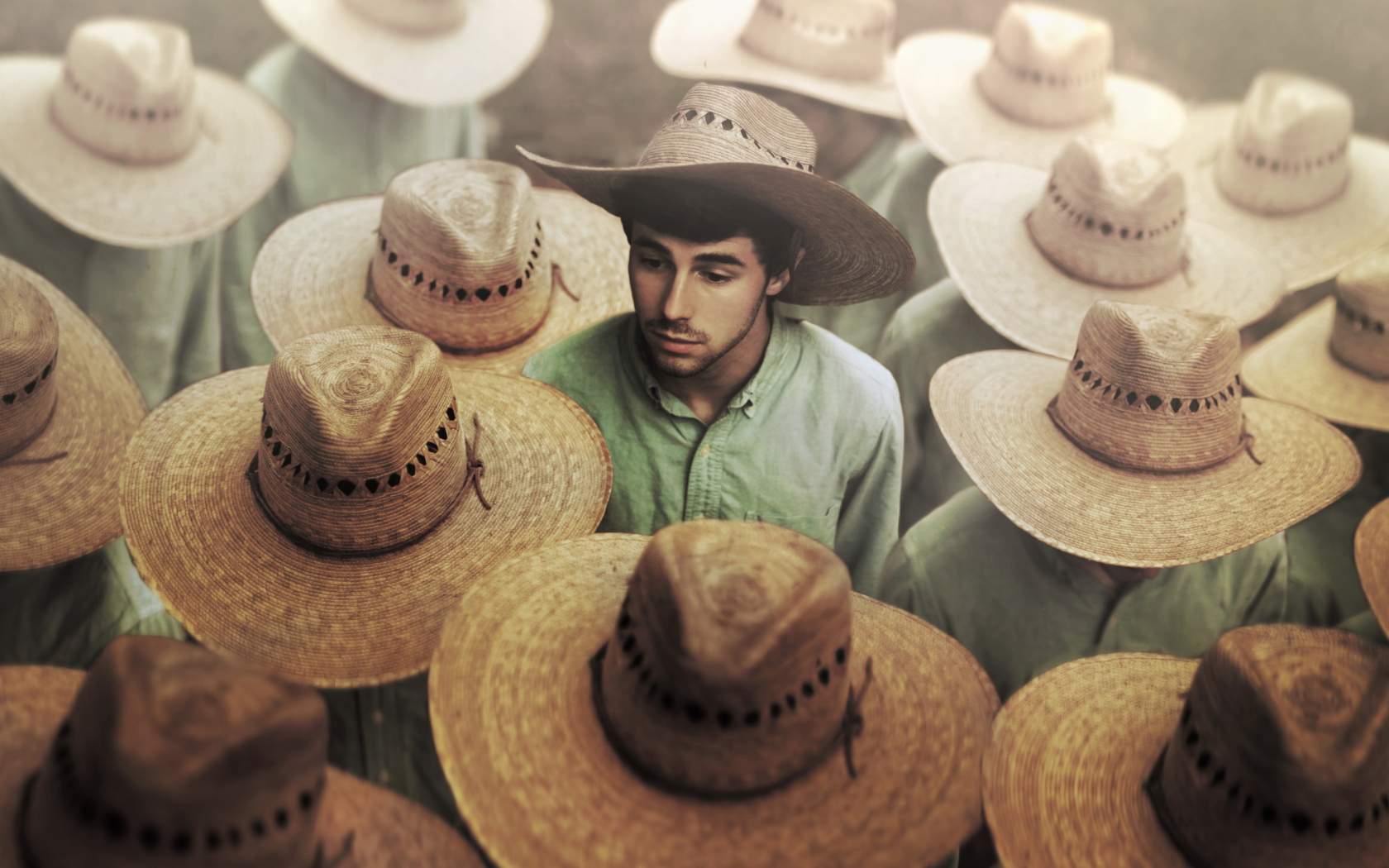 Das Mexican Hats Wallpaper 1680x1050