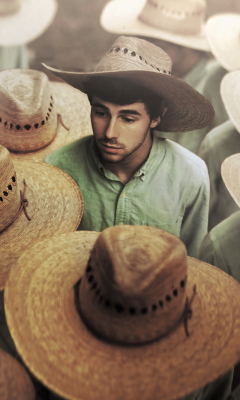 Das Mexican Hats Wallpaper 240x400