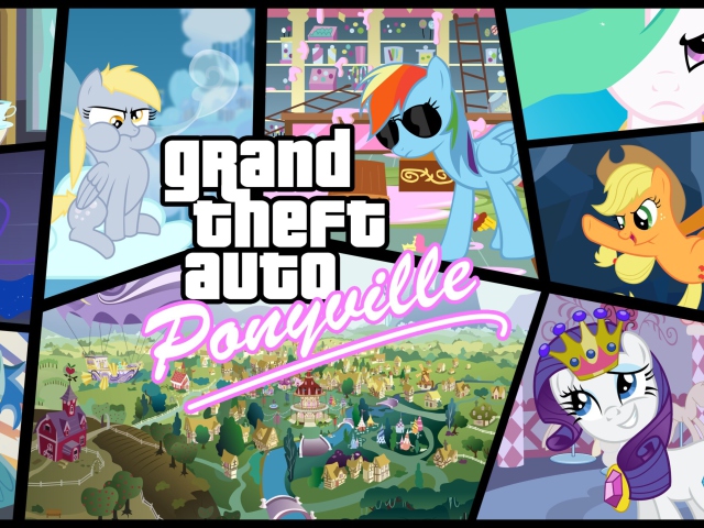 Fondo de pantalla Grand Theft Auto Ponyville 640x480