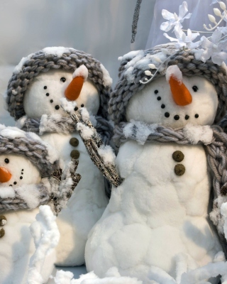 Snowmen - Obrázkek zdarma pro iPhone 6 Plus