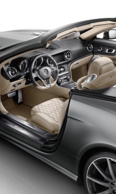 Sfondi Mercedes-Benz SL 65 AMG Interior 240x400