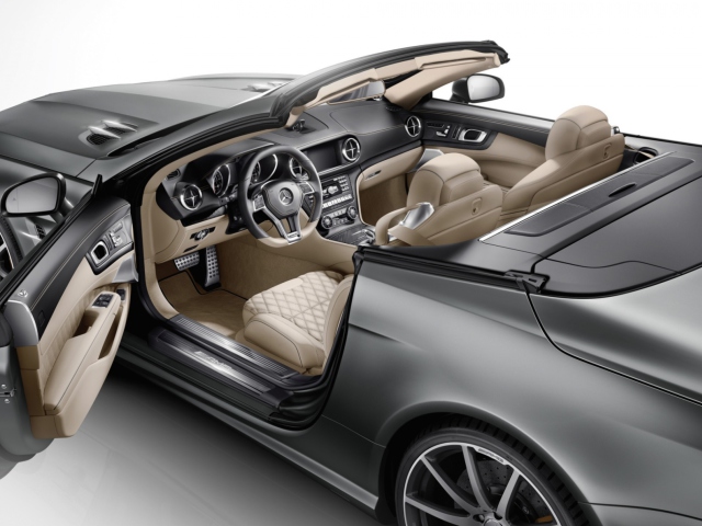 Das Mercedes-Benz SL 65 AMG Interior Wallpaper 640x480