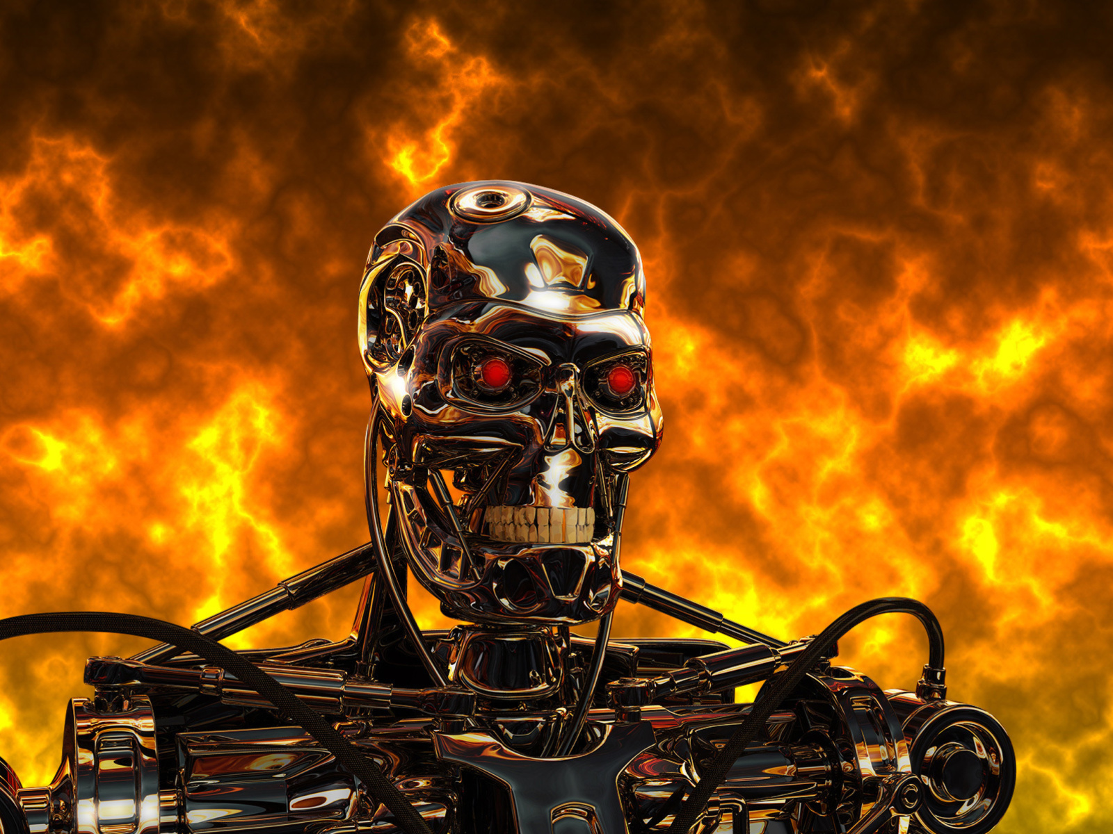 Cyborg Terminator wallpaper 1600x1200