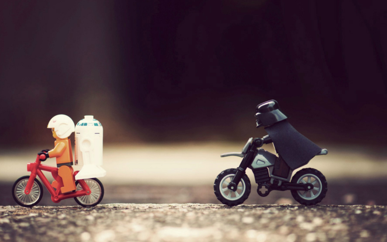 Das Lego Riders Wallpaper 1280x800