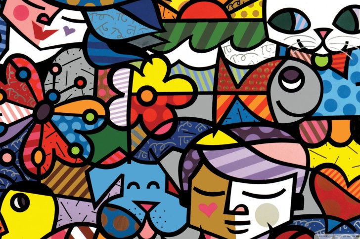 Screenshot №1 pro téma Romero Britto Brazilian Designer