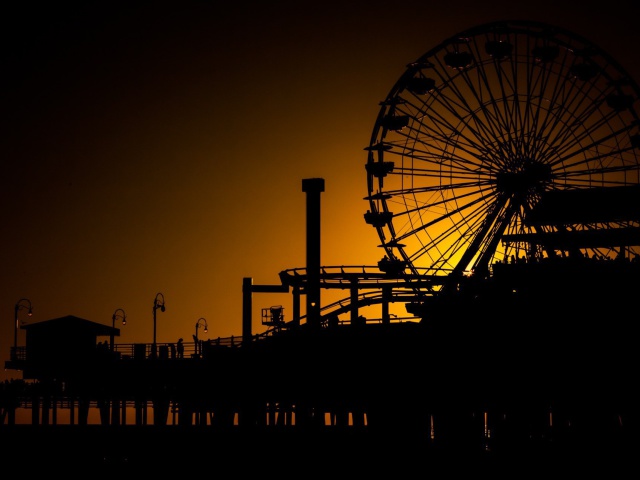 Fondo de pantalla Santa Monica, California 640x480