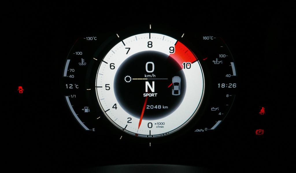 Fondo de pantalla Lexus LFA Tachometer 1024x600