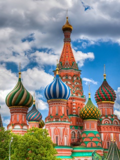 Screenshot №1 pro téma Saint Basil's Cathedral - Red Square 240x320