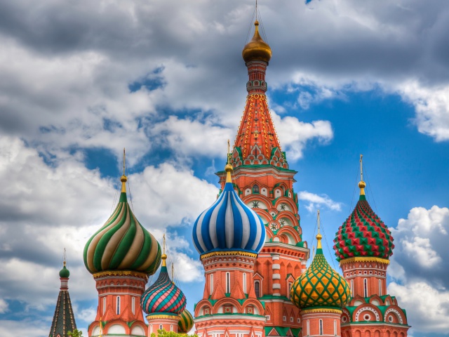 Saint Basil's Cathedral - Red Square wallpaper 640x480