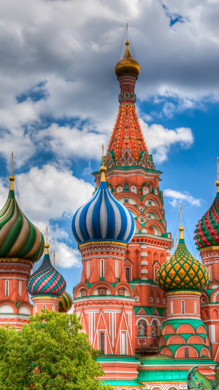Das Saint Basil's Cathedral - Red Square Wallpaper 750x1334