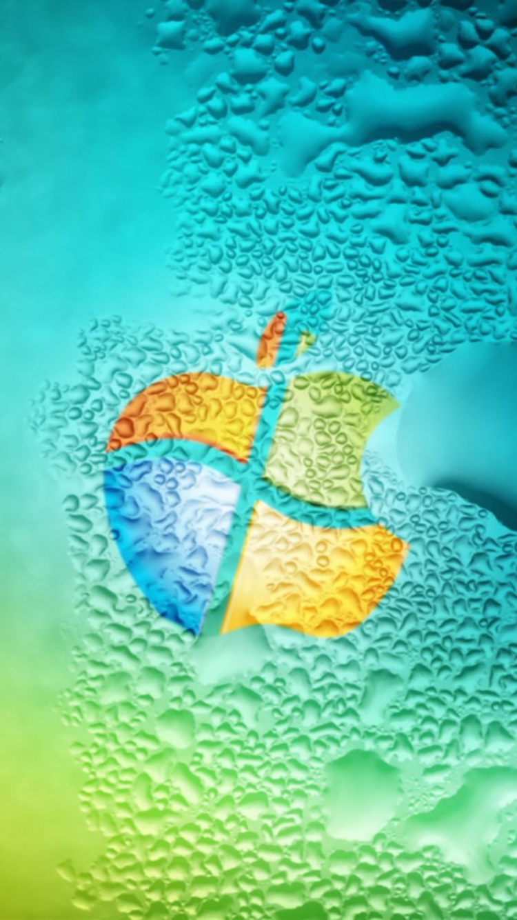 Das Apple Windows Wallpaper 750x1334